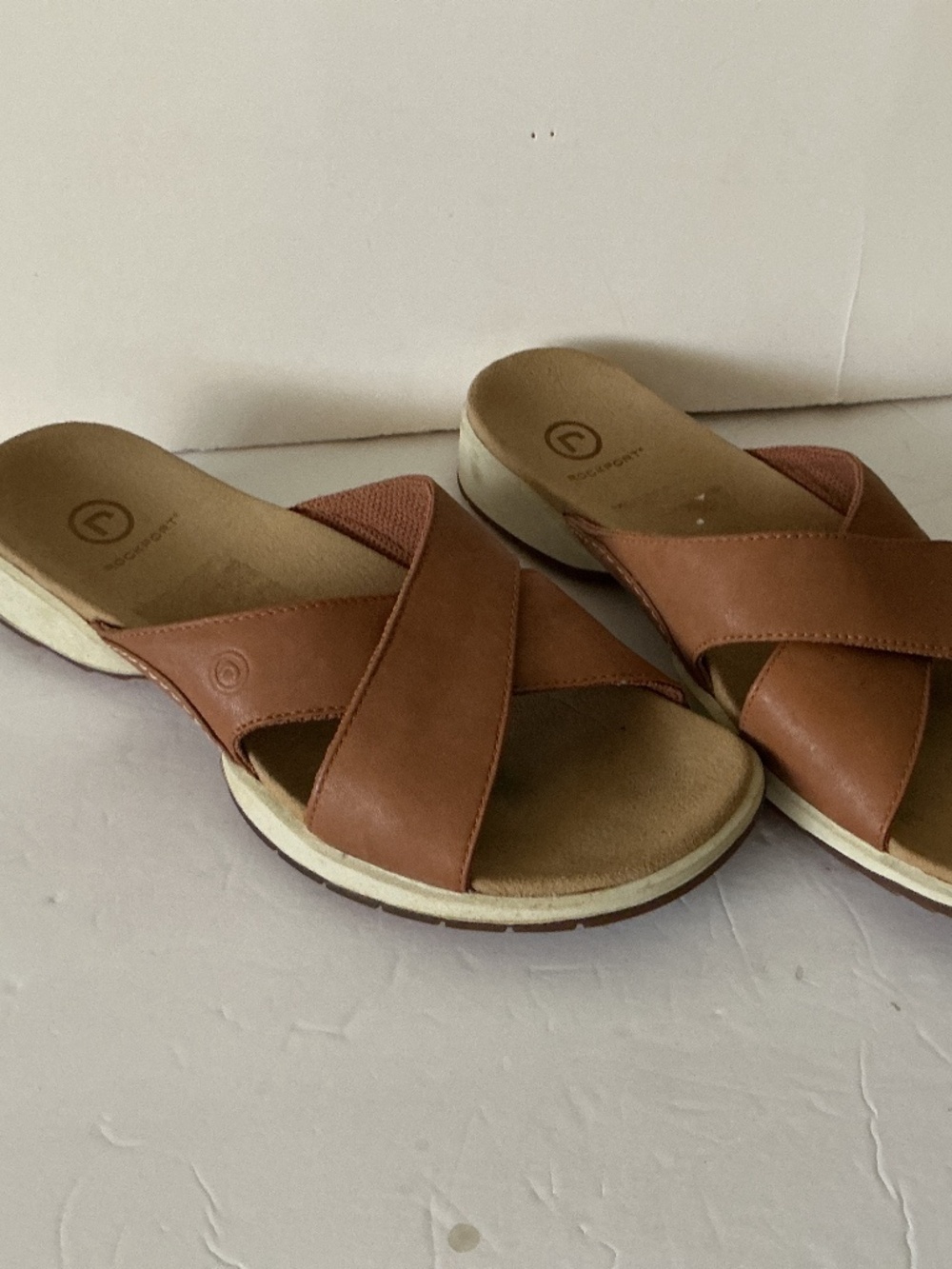 Rockport leather Sandal. Size 8 very good used condition.